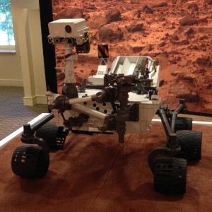 Curiosity rover model front