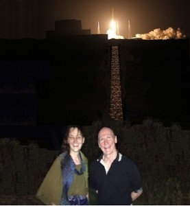 Jolie & Bob at SpaceX launch