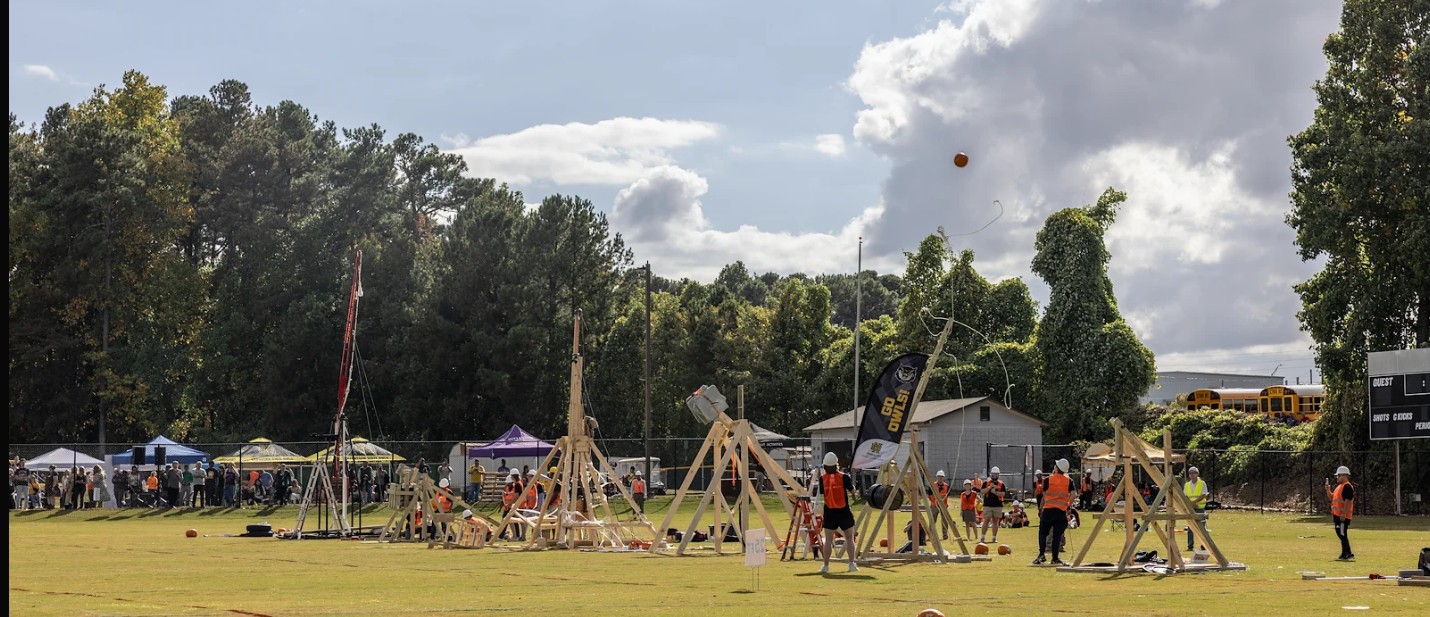 FLYING PUMPKINS!! OR HOW SOME STUDENTS AT KENNESAW STATE UNIVERSITY HAVE FUN!